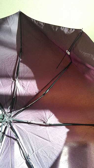 傘の折れた部分